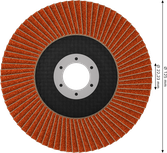 Lamelový kotouč Bosch EXPERT X782 125 mm G120 pro broušení.